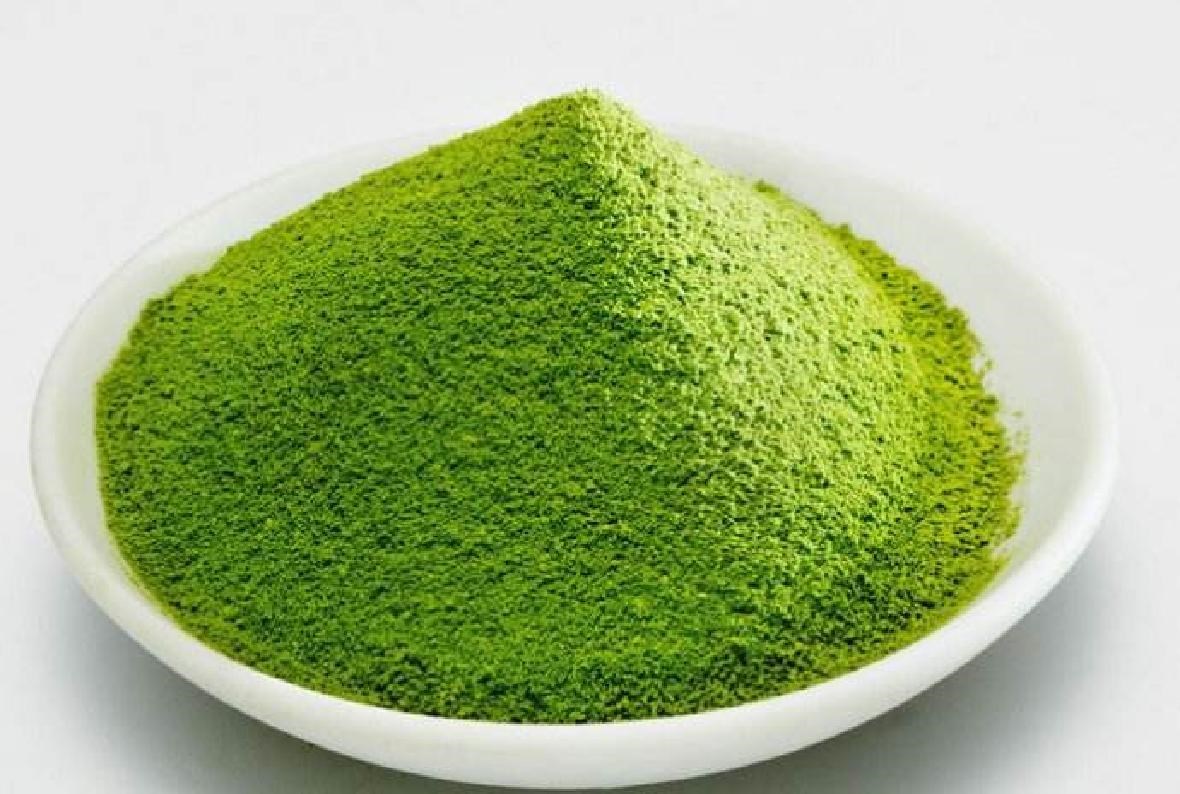 Dehydrated wheat seedling powder